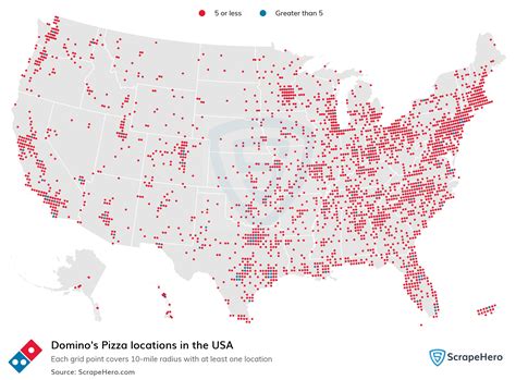 Map Of Domino’S Pizza Locations - Alexia Lorraine