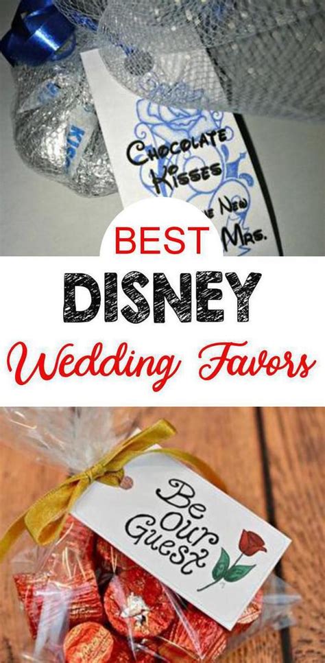 Wedding Favors! Disney wedding favor ideas that your guests will love! Find ideas from DIY ...