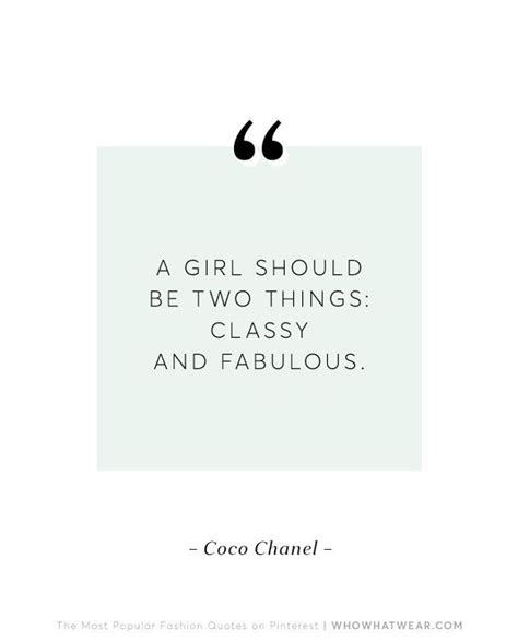 The 10 Most Popular Fashion Quotes on Pinterest | Classy quotes ...