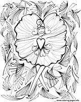 Creative Haven Fanciful Faces Adults 3 Coloring Page Printable sketch template