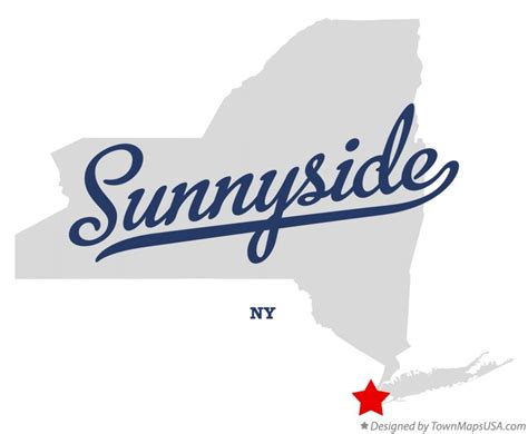 Map of Sunnyside, Richmond County, NY, New York