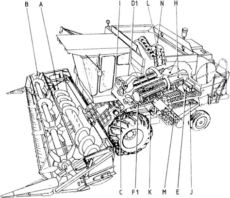 Combine Harvester Drawing at GetDrawings | Free download