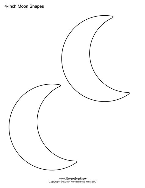 Moon Stencil Printable