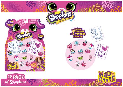 Shopkins Series 9 Wild Style, 12 Pack