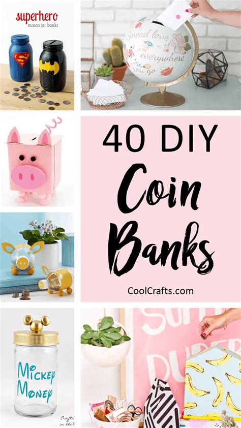 40 Cool DIY Piggy Banks For Kids & Adults • Cool Crafts