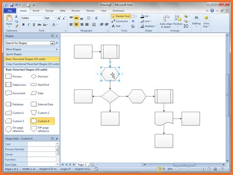 Word Flowchart Template | Flow chart template, Process flow chart template, Flow chart