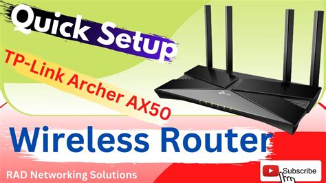 How to Setup TP-Link Archer AX50 AX3000 Gigabit Dual-Band Wi-Fi Router -Urdu-Hindi - YouTube