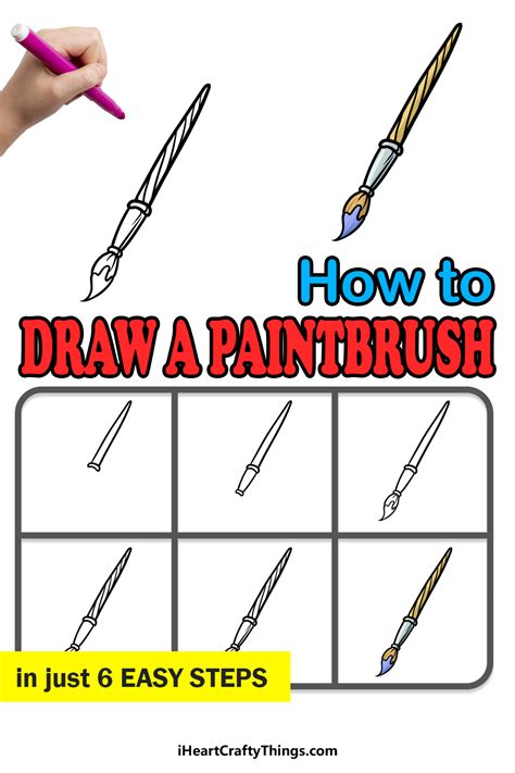 How To Draw Paint Brushes - Swimmingkey13