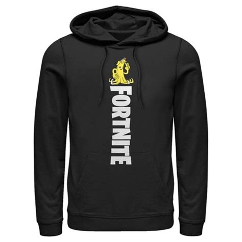 Men's Fortnite Peely Peace Sign Logo Pull Over Hoodie : Target