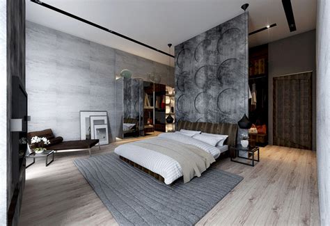 Concrete Wall Designs: 30 Striking Bedrooms That Use Concrete Finish Artfully