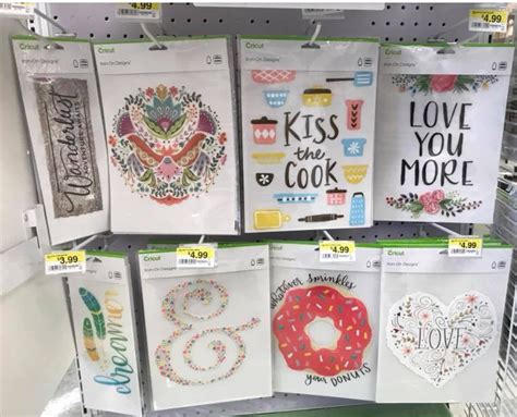 NEW Cricut Iron On Designs at Joanns!