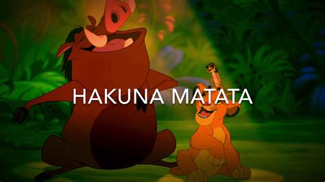 Hakuna Matata - YouTube