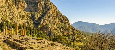 Delphi Sanctuary, Phocis, Greece Stock Photo - Image of culture, delphos: 241131266