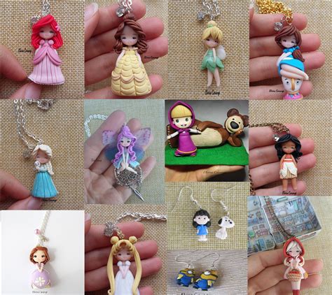 Polymer clay characters