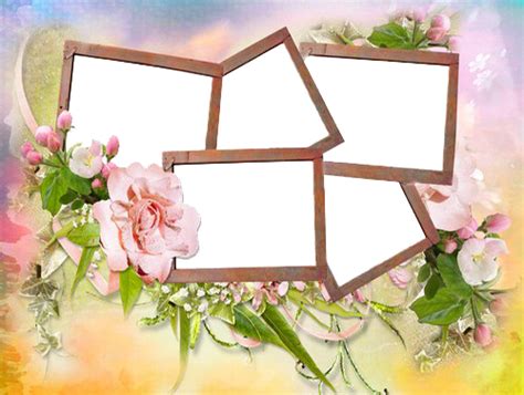 Collage Frame, Fancy, Decorative PNG File