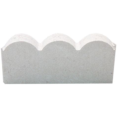 Scallop Edging Stone - Mutual Materials 16 Scalloped Edger Gray Walmart ...