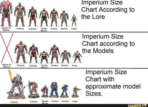 Imperium size Custodes Chart According to the Lore Imperium Size Chart ...