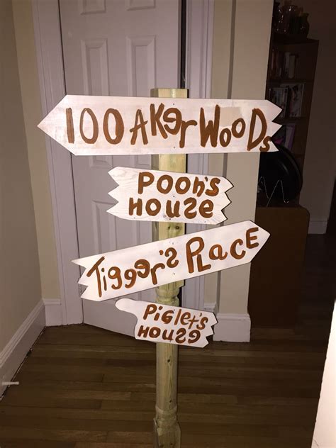 100 acre wood sign - Google Search | 100 acre wood, Baby birthday sign, Wood nursery