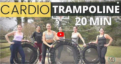 20 MIN Mini Trampoline Cardio Endurance Workout | Intermediate | HIIT ...