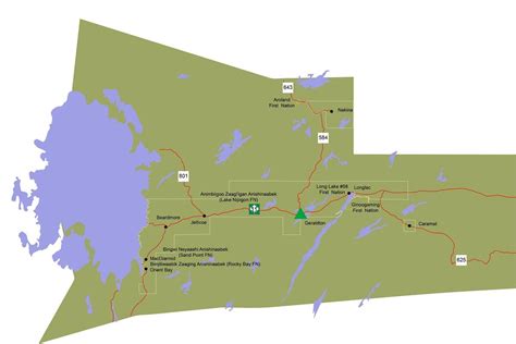 Greenstone Economic Development Corporation - Catchment Area