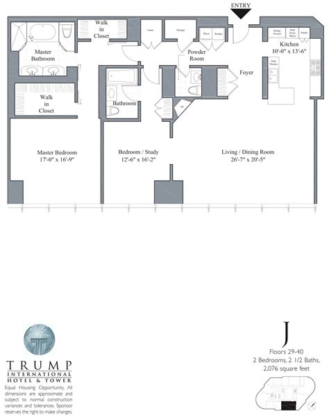 Trump Tower Chicago Floor Plans - Gold Coast Realty