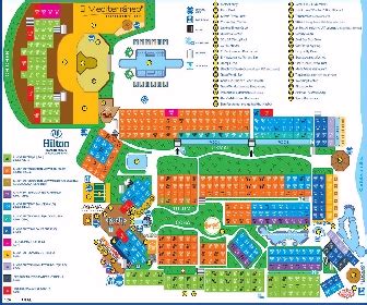 Resort Map | Hilton Playa Del Carmen | Riviera Maya, Mexico