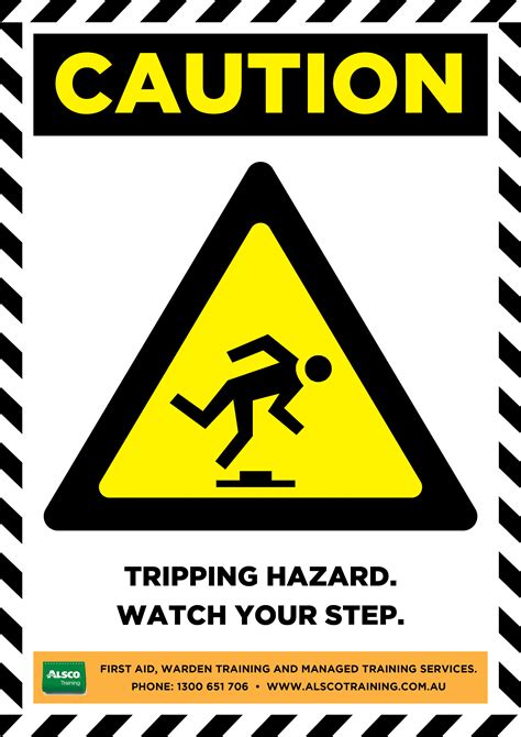 Caution Sign Posters | Downloadable and Printable | Alsco Training