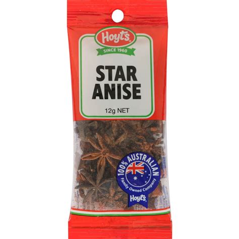 Hoyt's Star Anise Whole 12g | Woolworths