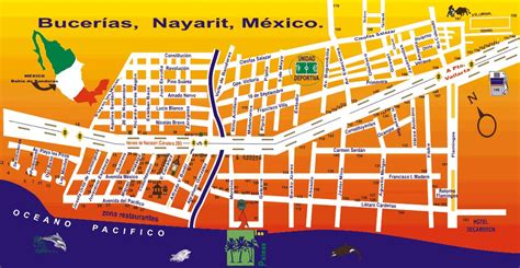 Maps of Bucerias Mexico