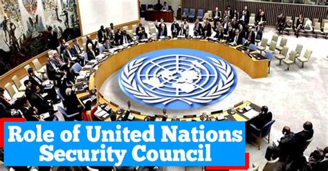 What is the role of United Nations Security Council