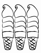 Ice Cream Cone Coloring Page At GetColoringscom  Free Printable sketch template