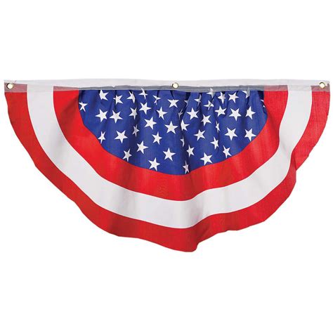 Amscan 36 in. x 72 in. American Flag Bunting-240232 - The Home Depot