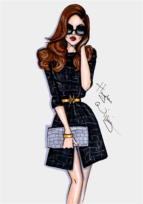 Hayden Williams Fashion Illustrations: 'Black Magick' by Hayden Williams