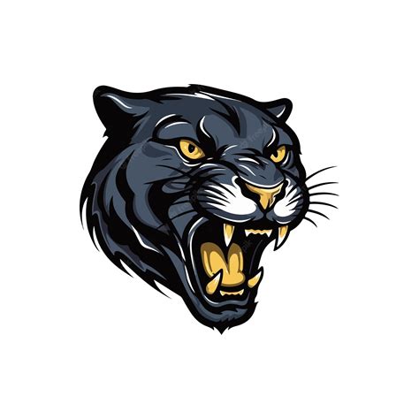 Premium Vector | Panther Mascot Logo Design Panther Vector Illustration