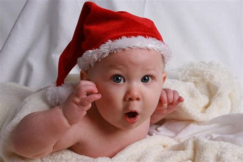 Festivals Pictures: little santa baby, little santa children, santa dressed baby, santa dresses ...