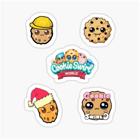 "cookieswirl c cookieswirlc" Sticker for Sale by Fabia-lopez | Redbubble