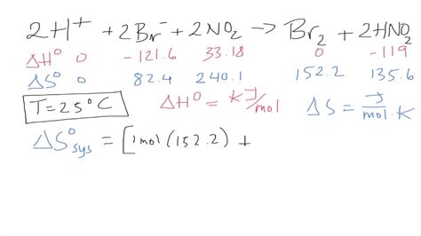 Gibbs Free Energy Practice Problems Part 1 - YouTube