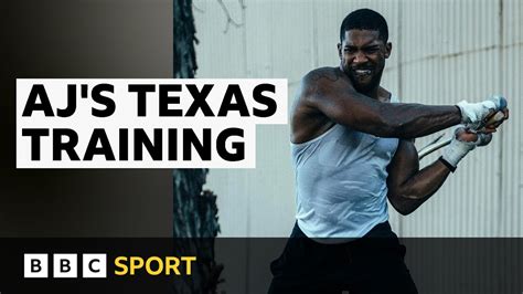 Behind the scenes in Anthony Joshua's gruelling Texas training camp ...