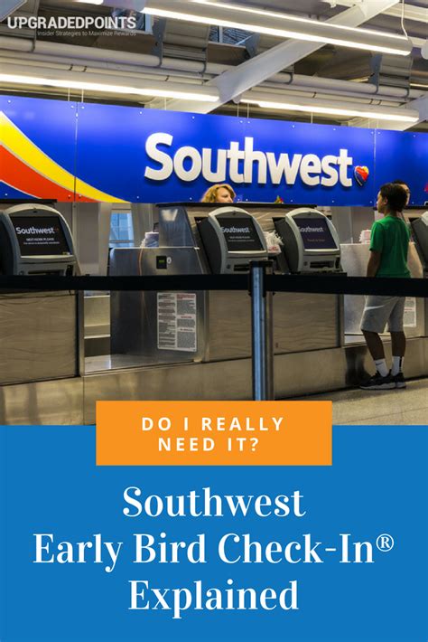 What Is Southwest Early Bird Check-In & Do I Really Need It? | Southwest airlines, Southwest ...