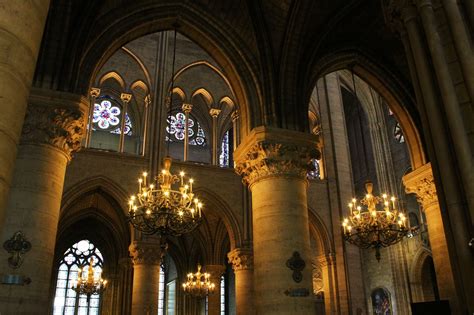 Gothic Interior of Notre Dame Cathedral | Gothic interior, Cathedral ...