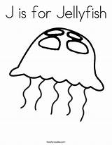 J Is For Jellyfish Coloring Page  Twisty Noodle sketch template
