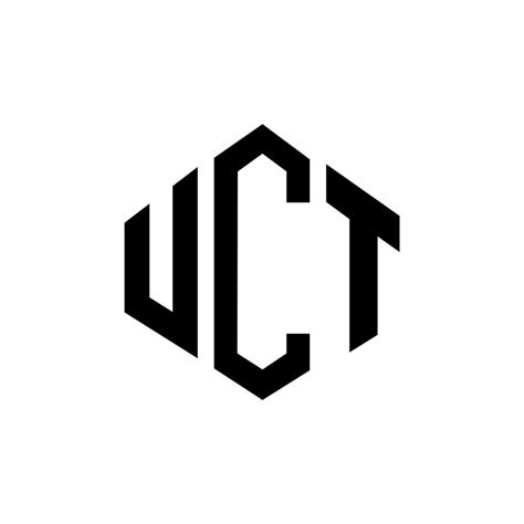 UCT letter logo design with polygon shape. UCT polygon and cube shape logo design. UCT hexagon ...