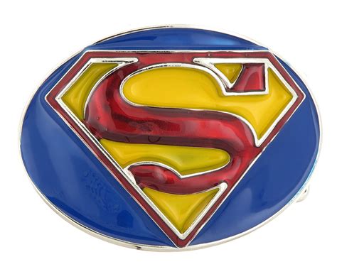 Superman Official 3D Logo Metal Belt Buckle | Property Room