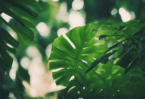 Premium Photo | Tropical evergreen leaves background wallpaper