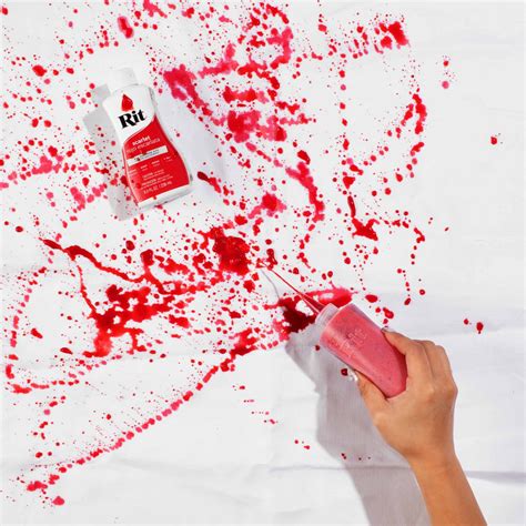 Splatter Fake Blood Table Cover – Rit Dye