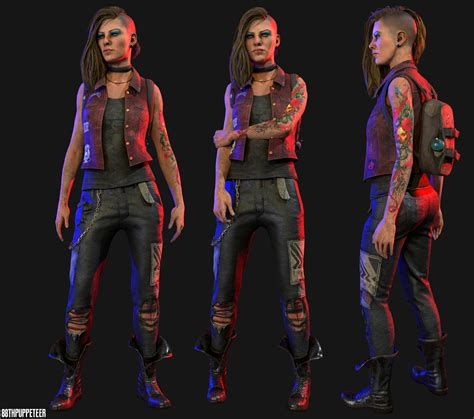 ArtStation - Dead by Daylight - Nea Karlsson - Suburban Punk - Custom Skin