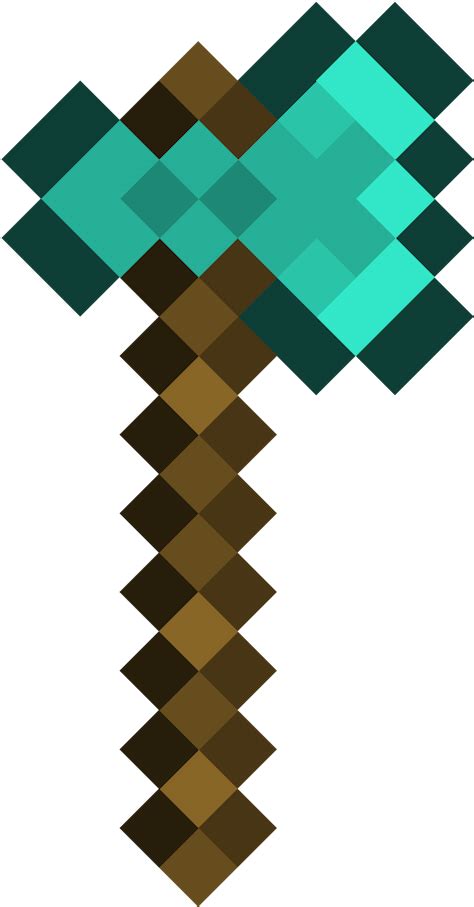 Diamond Axe Minecraft Png
