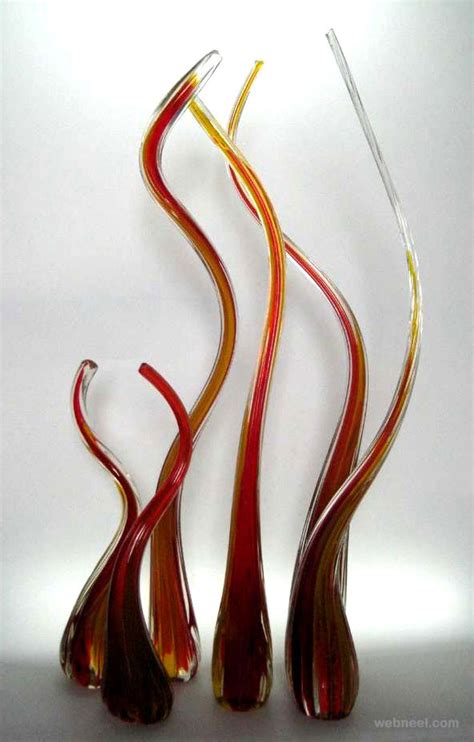 50 Beautiful Glass Sculpture Ideas and Hand Blown sculpture designs