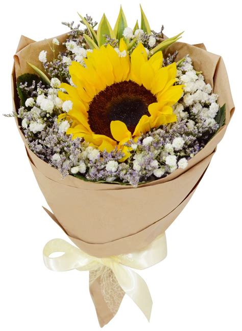 Buy Single Sunflower Bouquet in Manila City Philippines