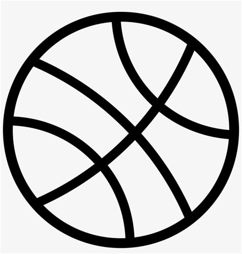 Basketball Outline Png - Basketball Vector Transparent PNG - 980x980 ...